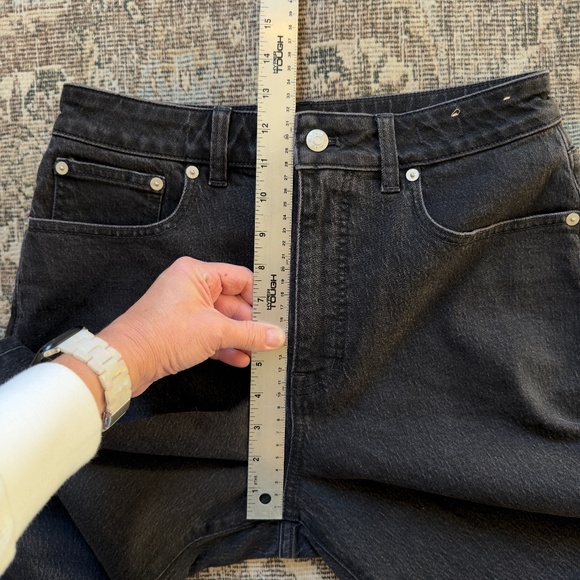 Madewell The Curvy '90s Straight Jean • size 29 • Faded Black • NWT • NM273 - Picture 12 of 15